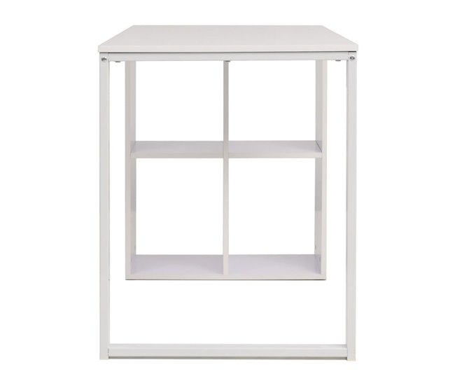 Escritorio Seihba  compartimentos laterales Blanco