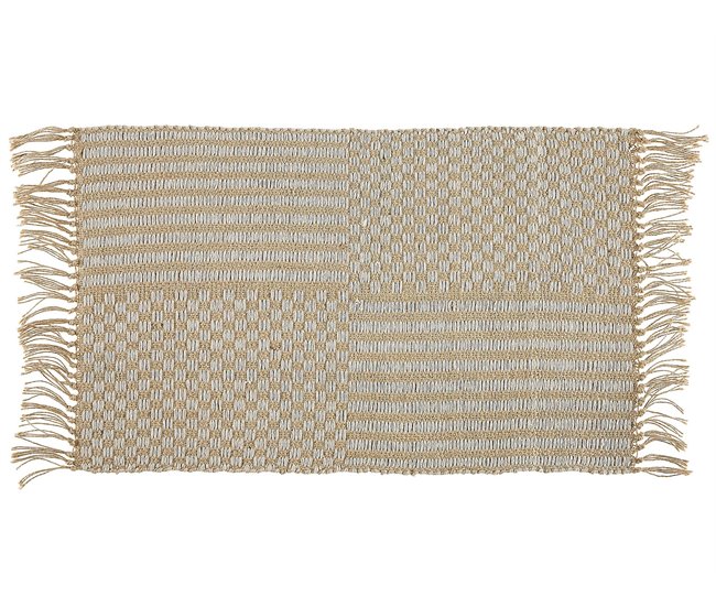 Beliani Alfombra de pelo corto ADABAG 50x80 Beige