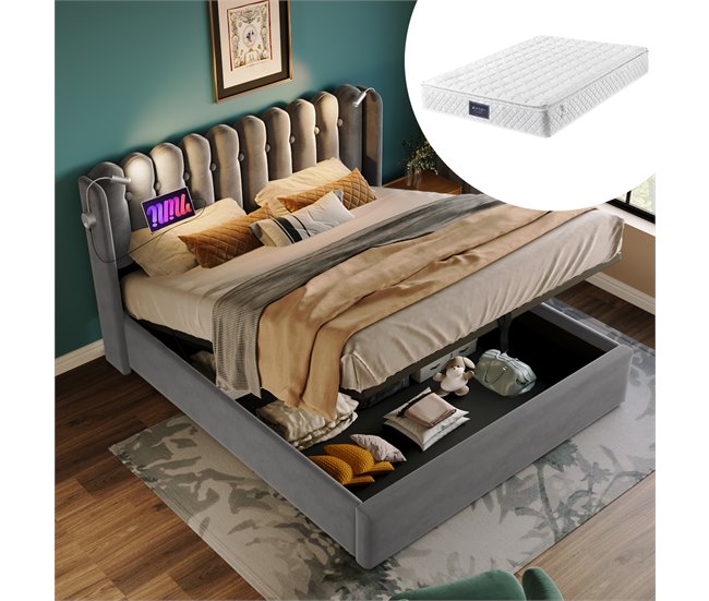 Canapés abatibles Gris