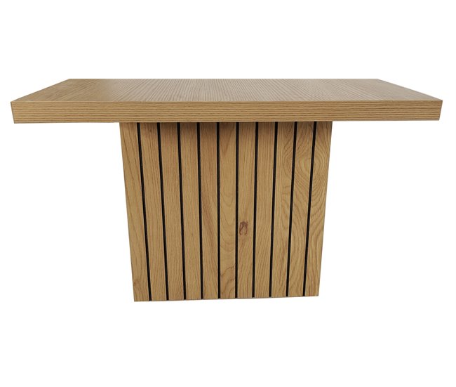 Mesa de centro fija color roble SISSI Madera