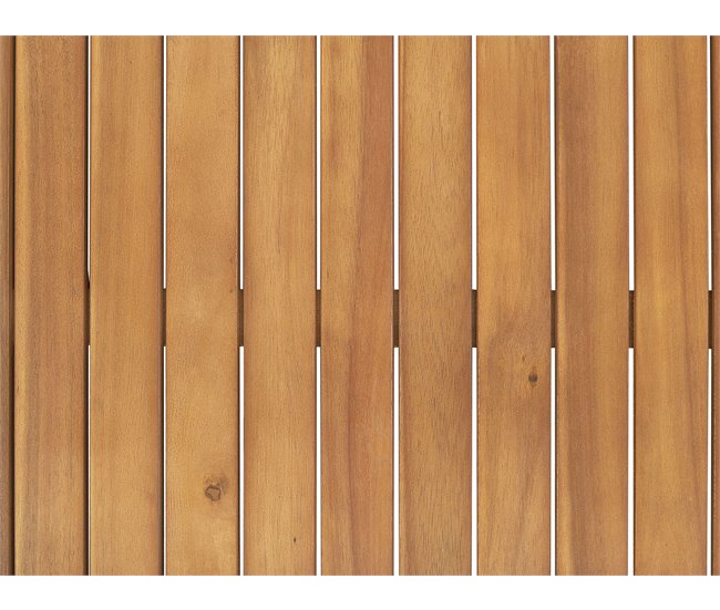 Beliani Mesa auxiliar JAVA Marron