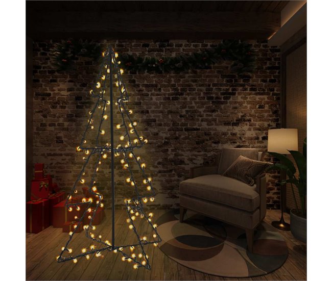 Cono De Navidad Blanco