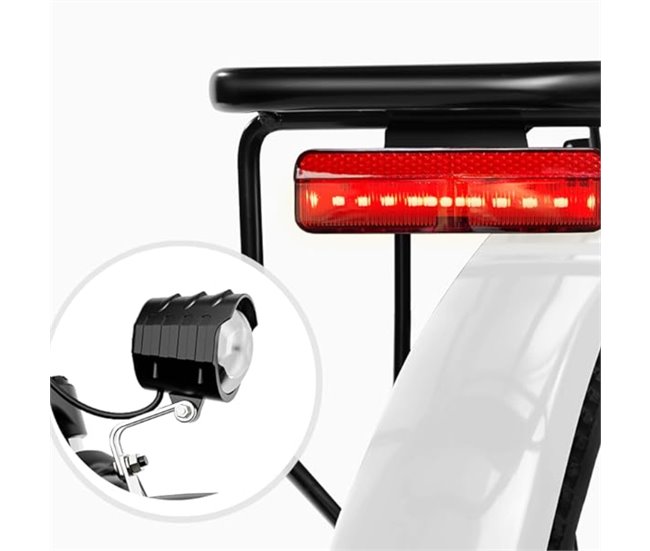 Heybike Cityscape E-Bike - Neumáticos De 26  Pulgadas 250W Batería 36V10AH Azul