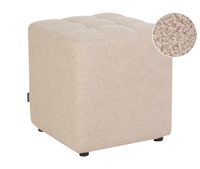 Beliani Puf KANSAS Beige