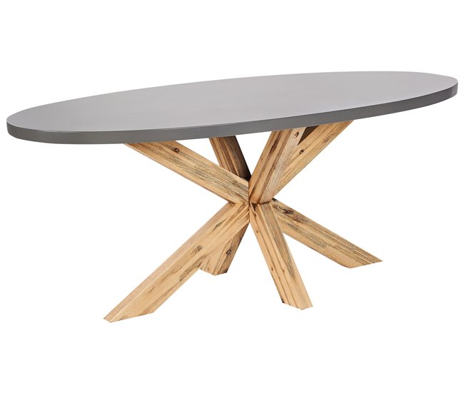 Beliani Conjunto de comedor ORISTANO Beige