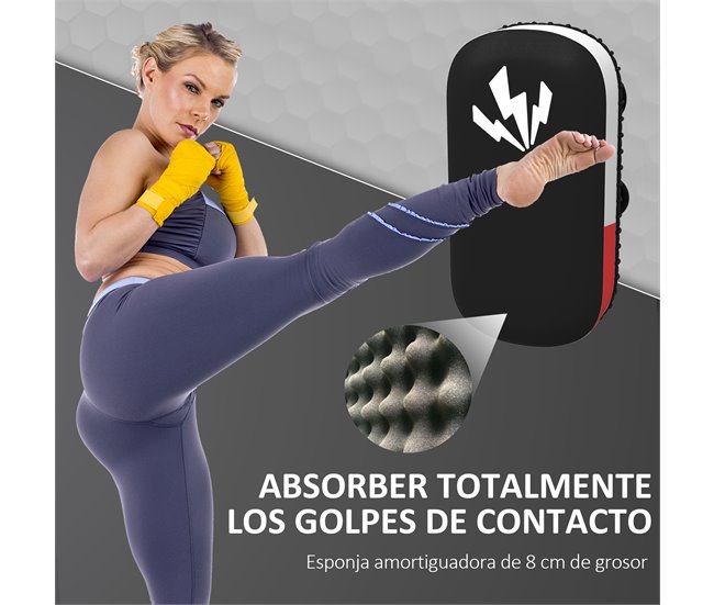 Manoplas de Boxeo PU, EPE SPORTNOW Negro