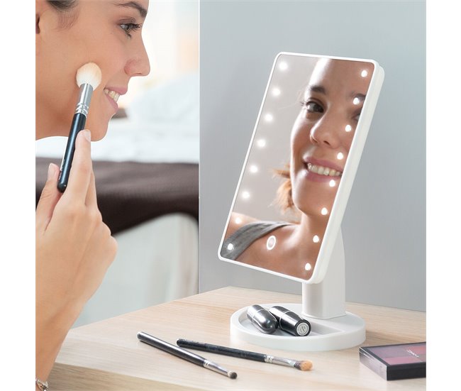Espejo LED Táctil de Sobremesa IG811730 Blanco