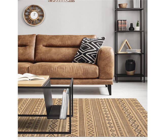 BAMBOO COOL - Alfombra Bambú Etnic Natural 120x180 Natural