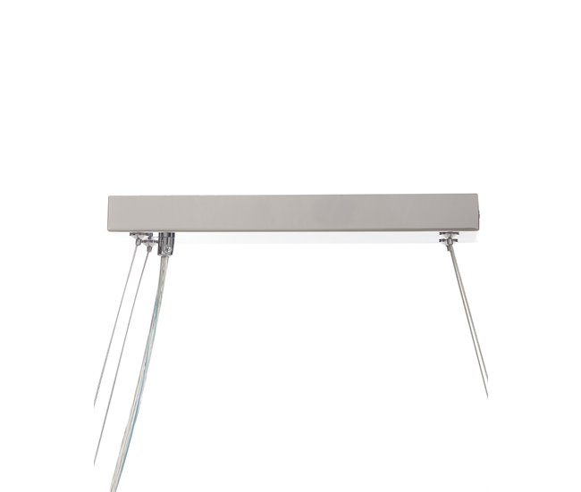 Beliani Lámpara colgante CALVELLE Plateado