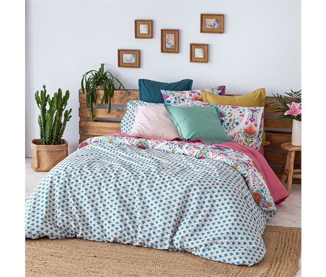 Funda nórdica reversible de algodón SHIRE 