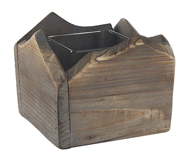 Beliani Candelero PLATEROS Marron