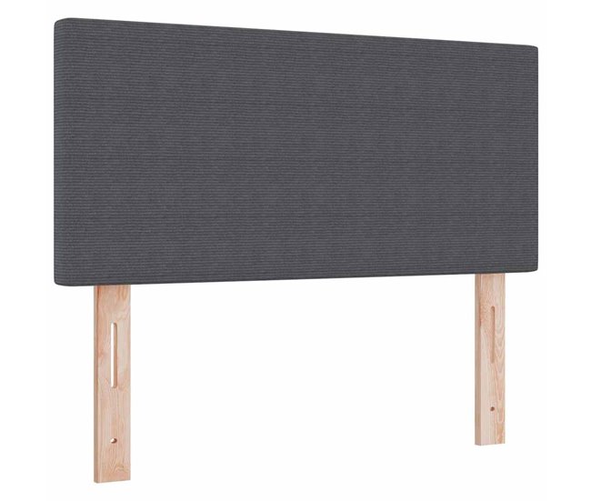 Cabecero LED con luces de tiras LED 80 Gris