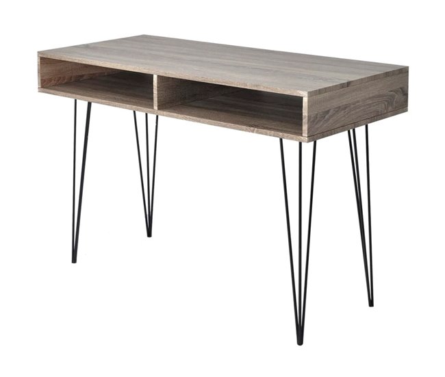 Escritorio Mango  compartimentos Gris