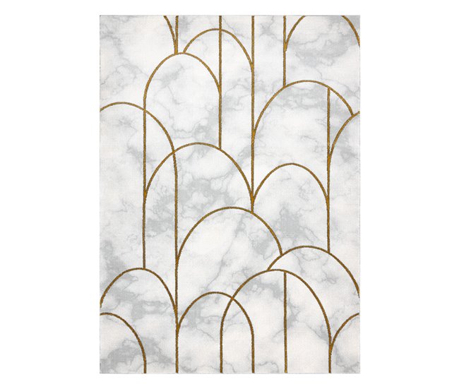 Alfombra EMERALD exclusivo 1016 glamour 200x290 Crema