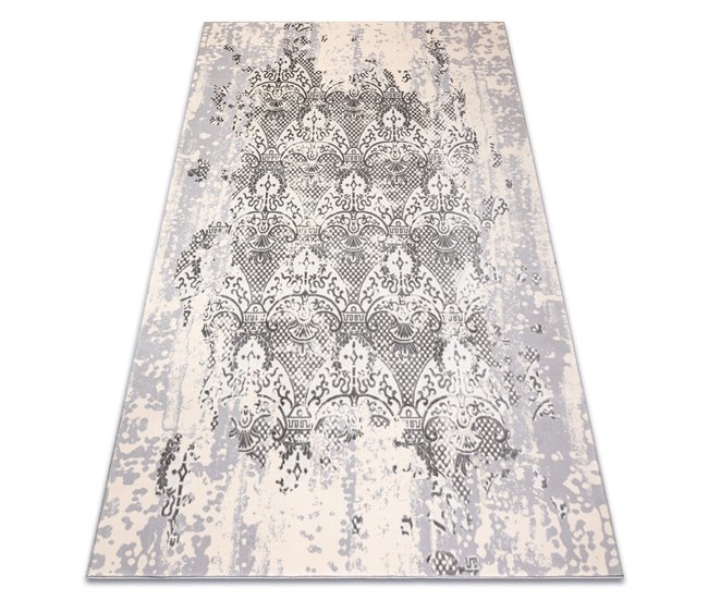 Alfombra CORE W3824 Ornamento Vintage 80x150 Crema