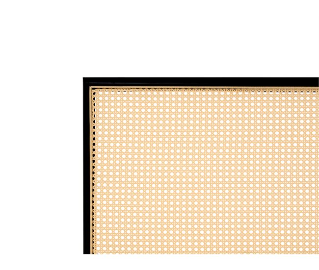 Beliani Cama Hierro AVANTON 165x208 Marron Claro