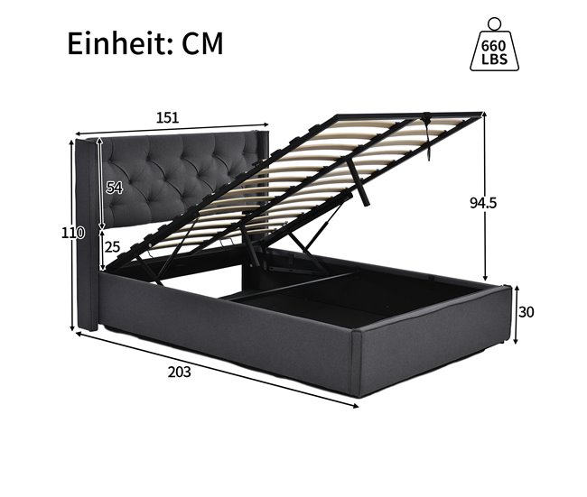 Canapés abatibles Gris