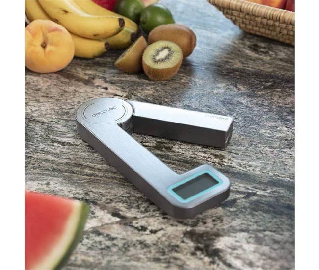 Bascula Cook Control 10100 EcoPower Compact Cecotec Gris