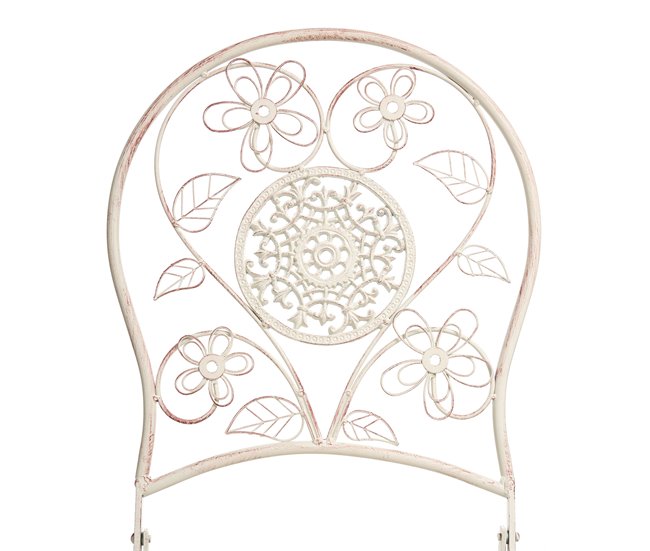 Beliani Silla de jardín YAVIZA Beige