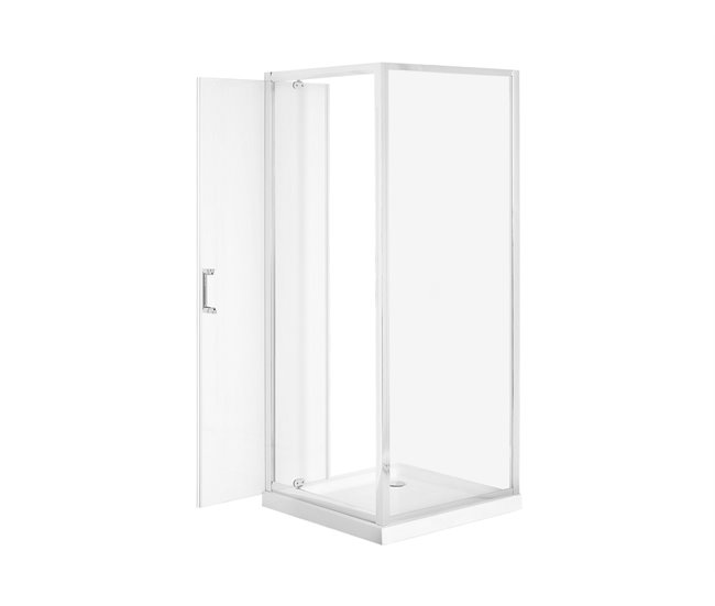 Beliani Cabina de ducha DARLI Transparente