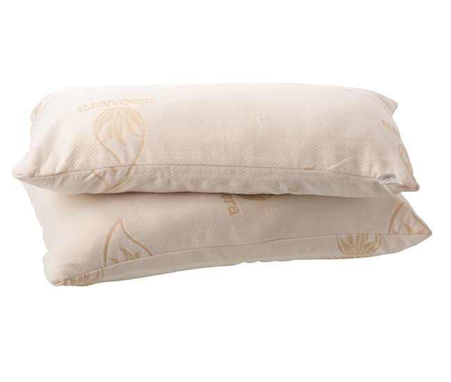 Pack 2 almohada VISCOALOE VERA Blanco