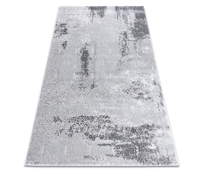 Alfombra MEFE moderna 8731 Vintage Structural dos niveles 160x220 Gris