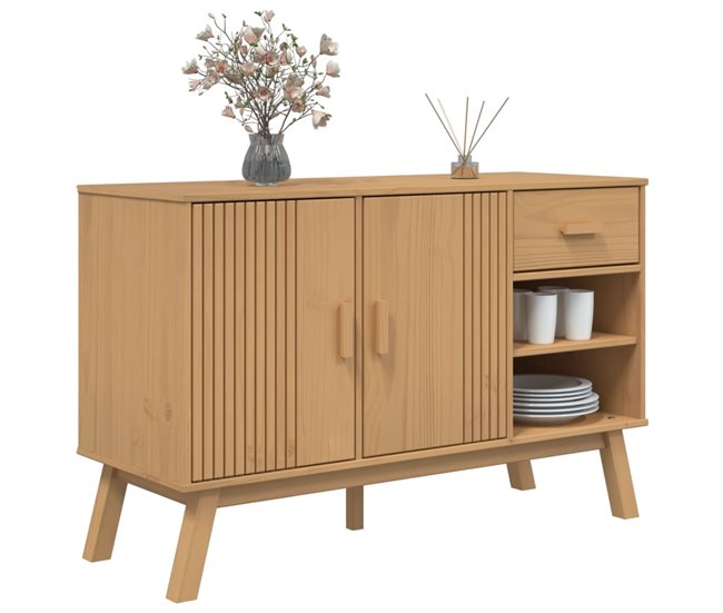 Aparador 114 Gris/natural