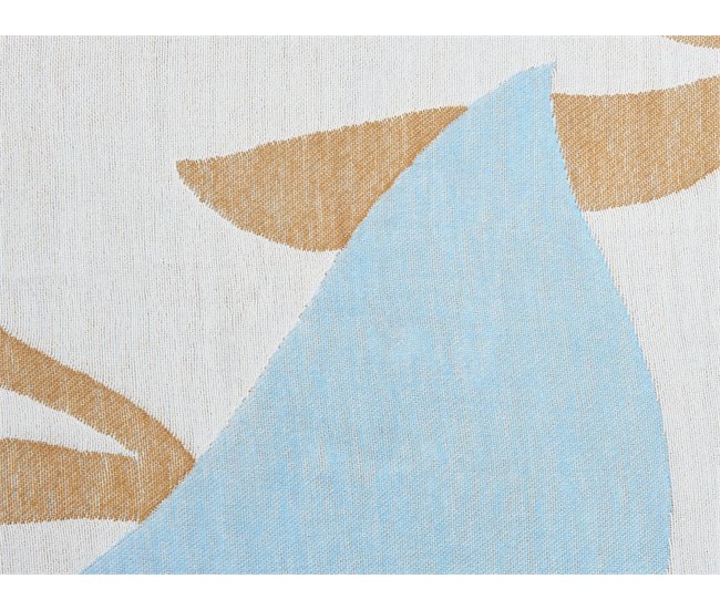 Beliani Manta PALHI Azul Claro