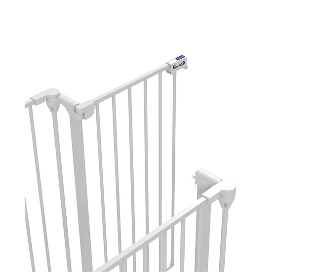 Barrera para Perros Acero, Plástico PawHut Blanco