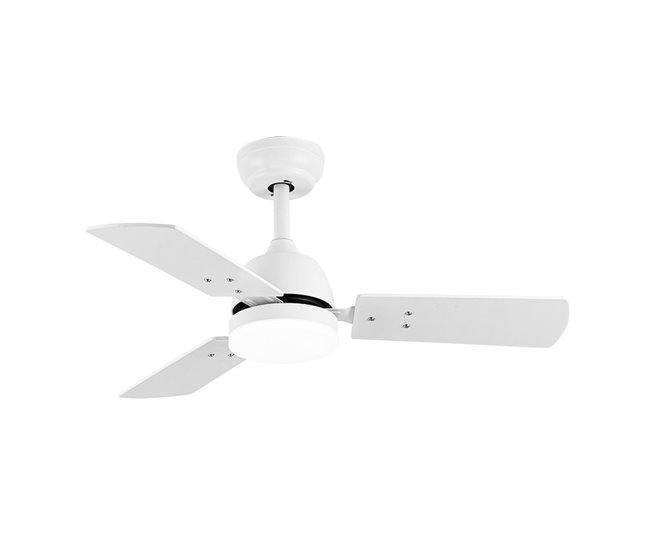 Ventilador De Techo Metal Serie Portico Blanco