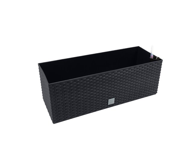 2 unidades de jardinera rectangular 17 litros Antracita