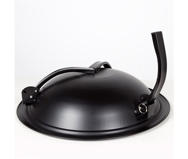 Brasero exterior portátil c/parrilla y rejilla antichispas Aktive Negro