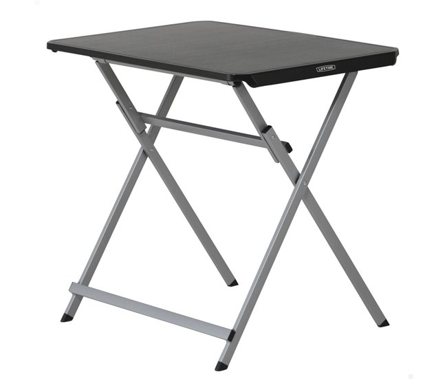 Mesa personal plegable rectangular 75x50,5x66 cm LIFETIME Negro
