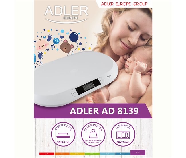 Báscula de baño Adler AD8139 Blanco