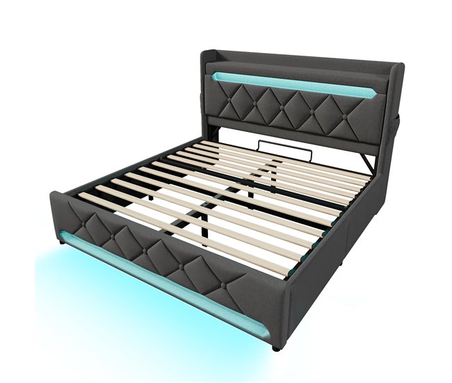 Canapés abatibles Gris