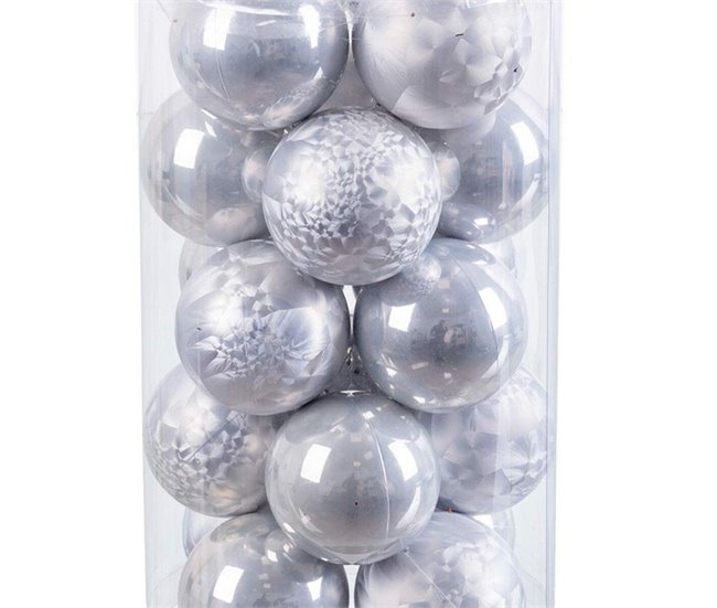 Bolas de Navidad Plateado