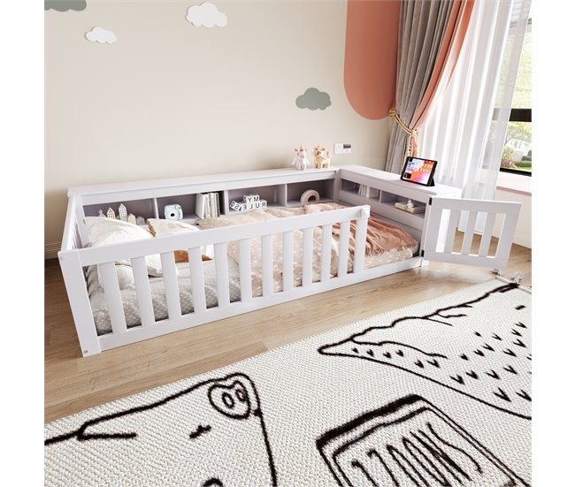 Camas infantiles 112x222 Blanco