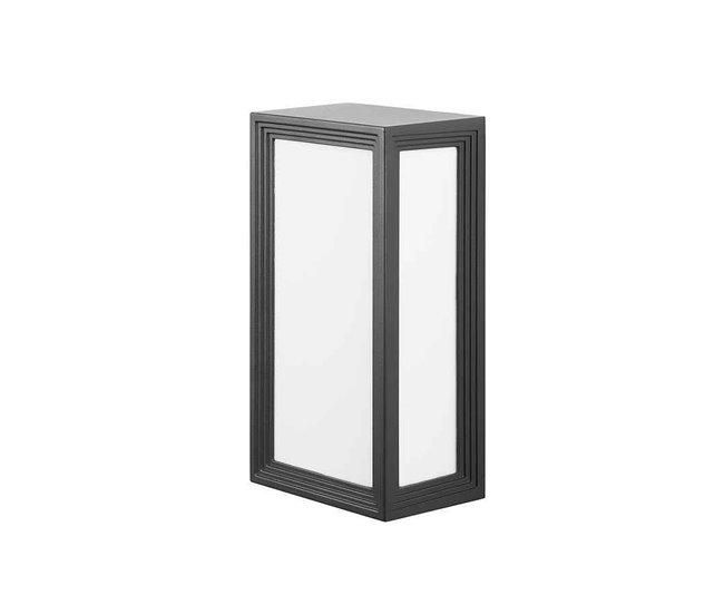 Aplique De Exterior Aluminio Serie Thomas Gris