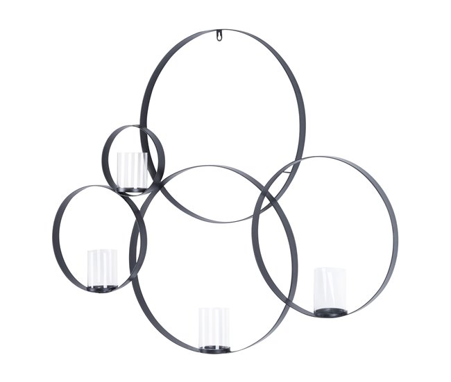 Beliani Candelero BURU Negro