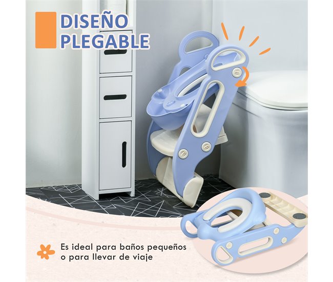 Adaptador para Niños PP, PVC ZONEKIZ, hogar - baño Azul