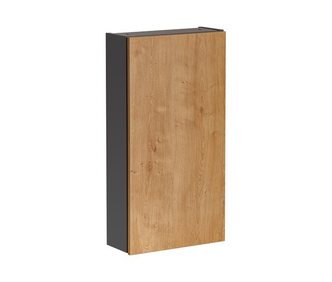 ARMARIOS LATERALES MONAKO 40 Gris/ Madera