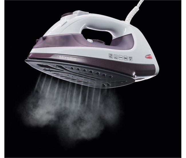 Plancha a vapor y seco Severin BA 3210 - 2500 W Morado