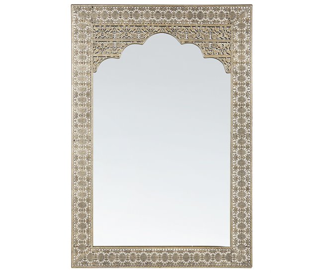 Beliani Espejo PALI 60x2 Dorado