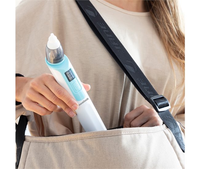 Aspirador Nasal Recargable para Bebés Blanco