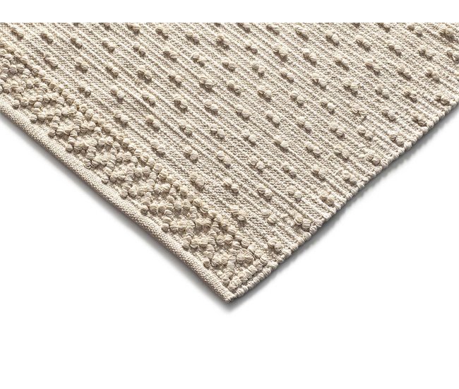 Alfombra de estilo étnico con relieve PAMUK - ATTICGO 60x90 Crema