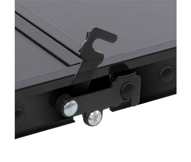 Aktive Mesa plegable camping maletín pequeña Negro