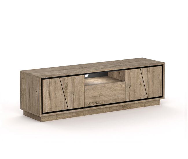 Mueble TV 190cm color roble HELSINKI Madera