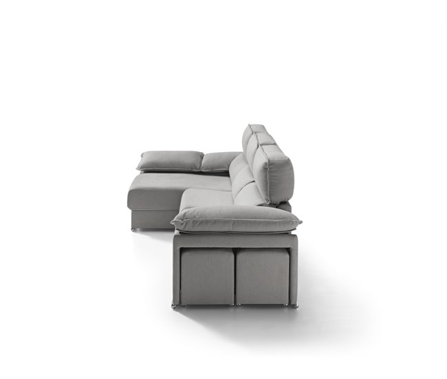 Chaise longue con arcon DIWY Gris