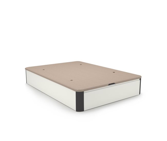 Canapé Luxury S-Max 3D 135x190 Blanco/ Gris