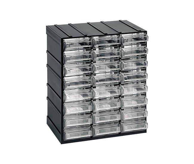Armario multiusos 2 puertas en PVC Antracita